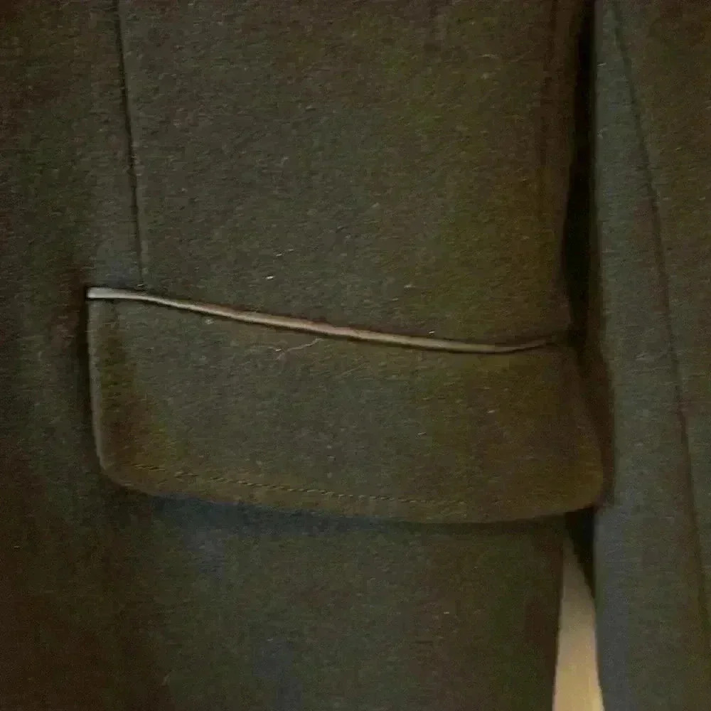INC International Concepts Men’s Wool Blend Jacket Vegan Leather Accents SZ M - Picture 6 of 8